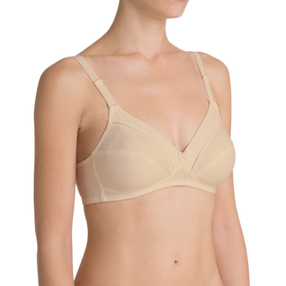 Triumph Cotton Classic Stretch N Σουτιέν Χωρίς Μπανέλα Cup C