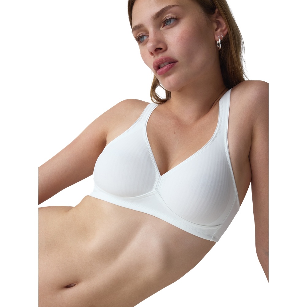 Triumph Modern Soft+ Cotton N Σουτιέν Χωρίς Μπανέλα Cup C