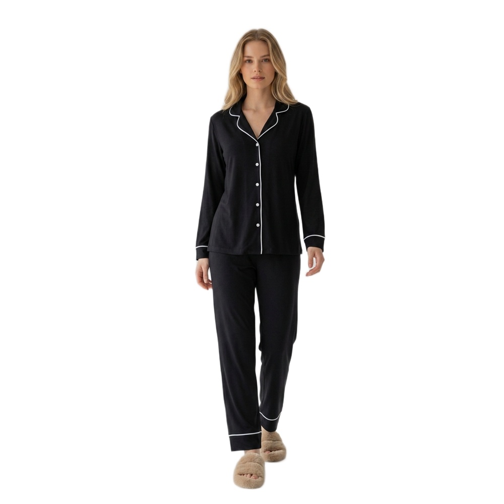 Harmony Γυναικεία Χειμερινή Πυζάμα Βαμβάκι-Modal Regular Fit