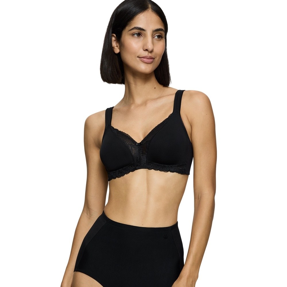 Triumph Modern Lace+ Cotton N Σουτιέν Χωρίς Μπανέλα Cup D-E