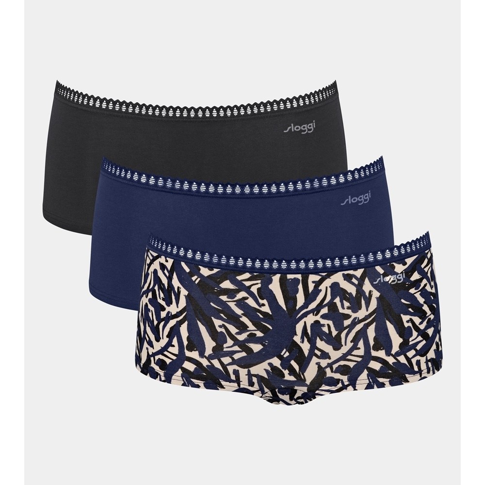 Sloggi Go Crush Short Γυναικεία Μπόξερ 3ΤΜΧ Βαμβακερά