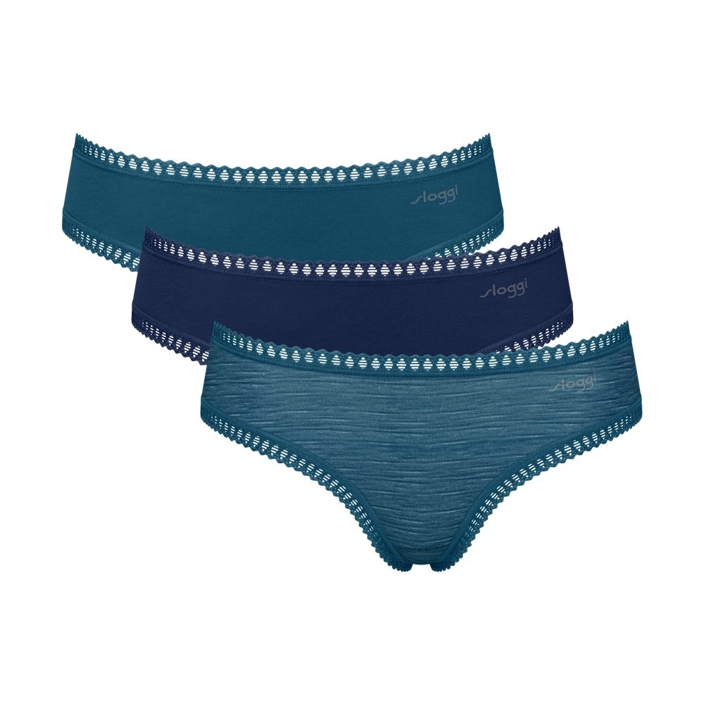 Sloggi Go Crush Hipster Γυναικεία Κυλοτάκια 3ΤΜΧ Βαμβακερά
