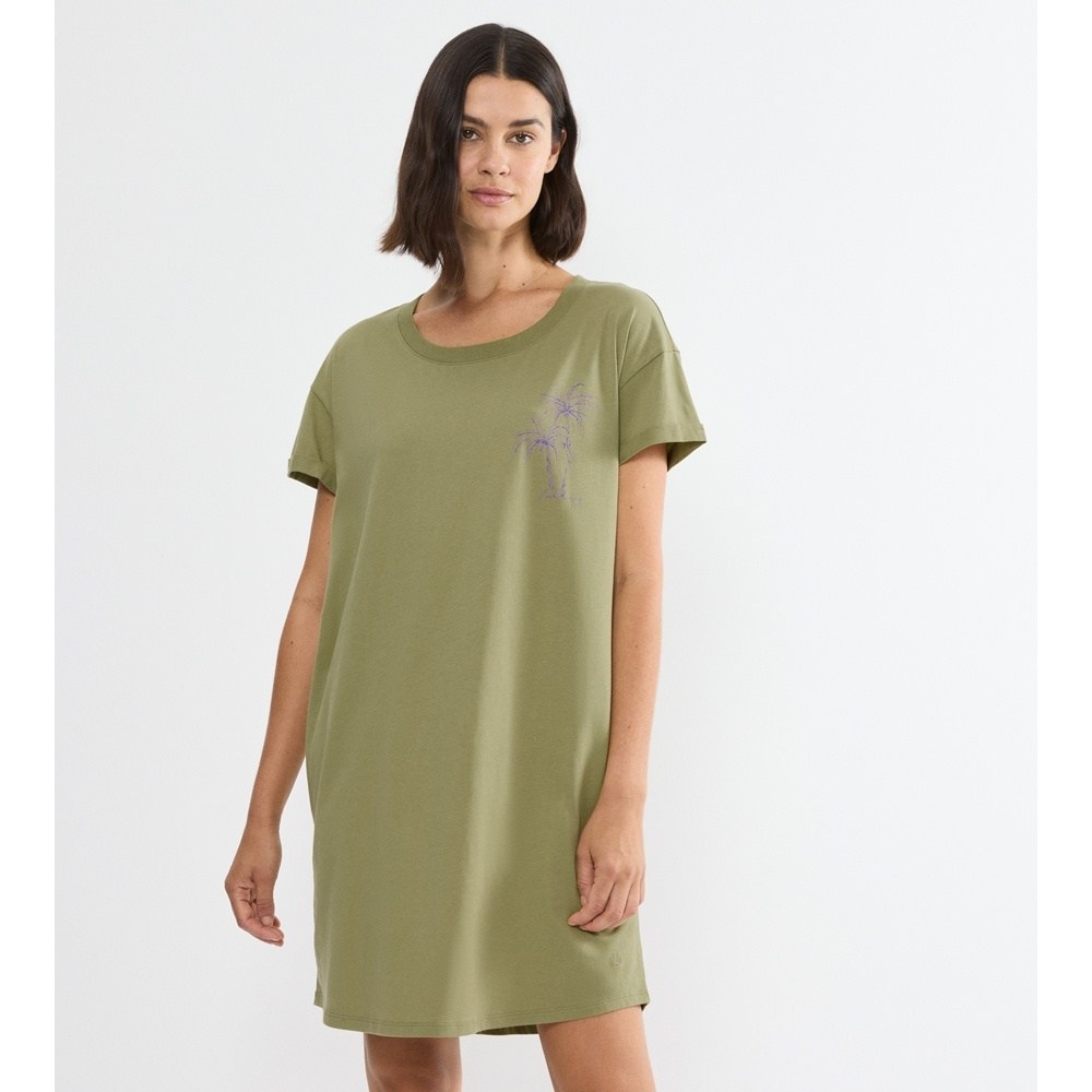 Triumph Nightdress NDK X Γυναικείο Βαμβακερό Νυχτικό Regular Fit