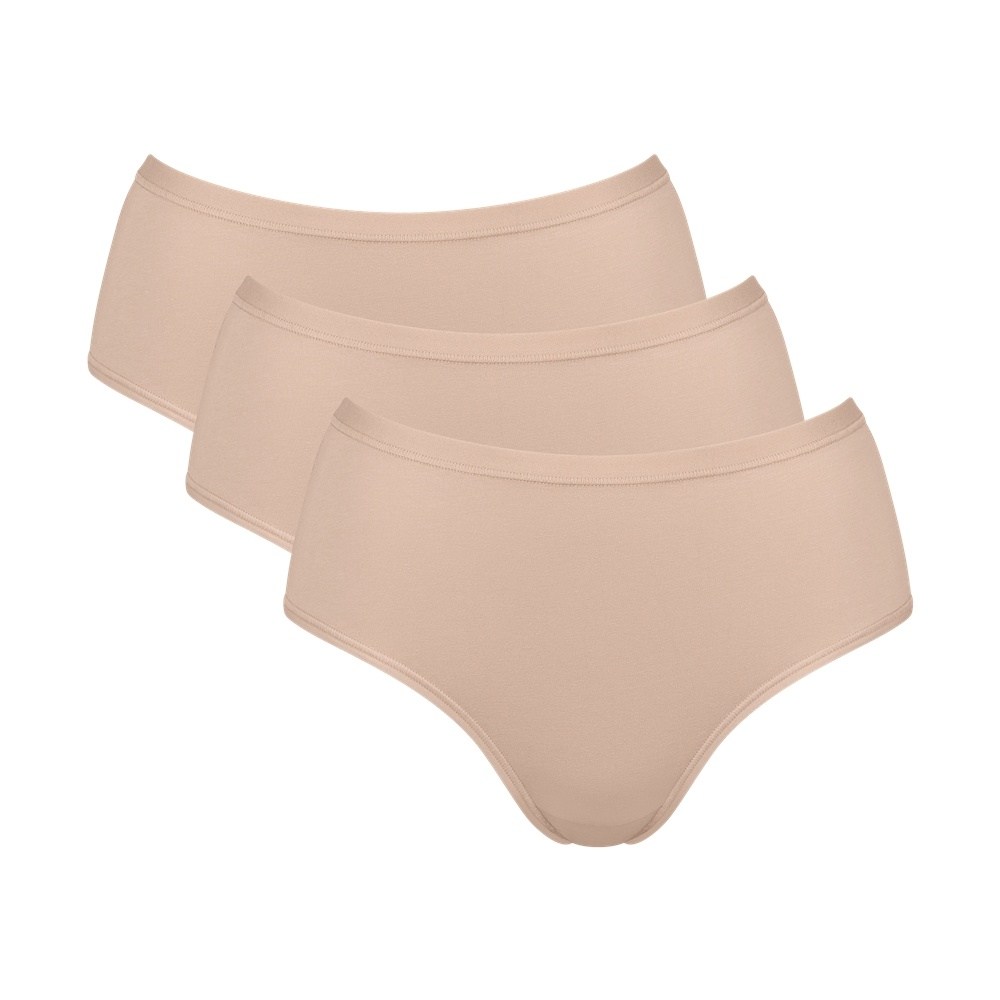 Sloggi GO Daily Cotton Γυναικεία Κυλοτάκια Midi 3ΤΜΧ Βαμβακερά