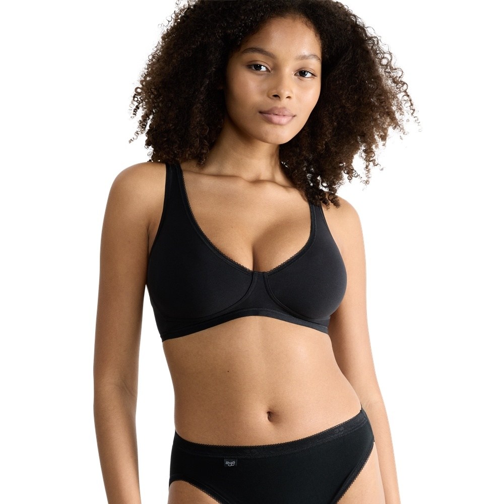 Sloggi Basic+Soft Bra Γυναικείο Σουτιέν Χωρίς Μπανέλα Χωρίς Ενίσχυση Βαμβακερό Cup B-C