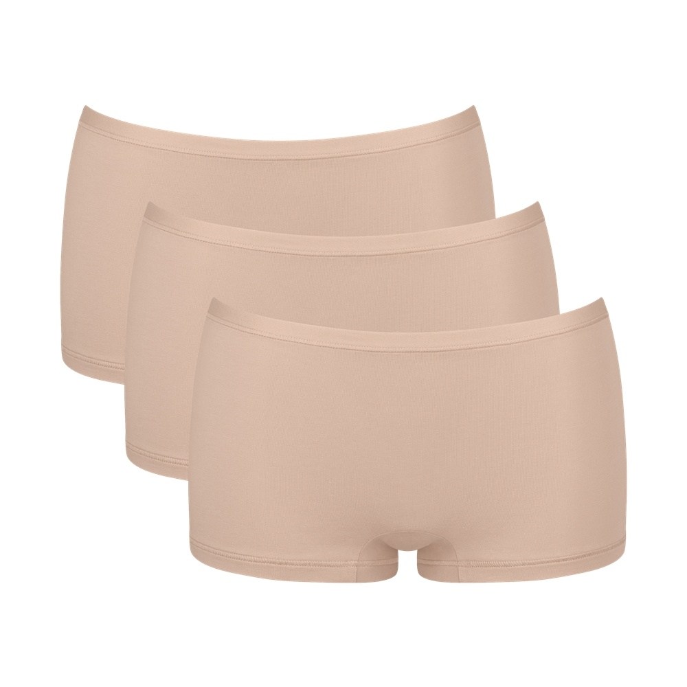 Sloggi GO Daily Cotton Short Γυναικεία Βαμβακερά Μπόξερ 3ΤΜΧ