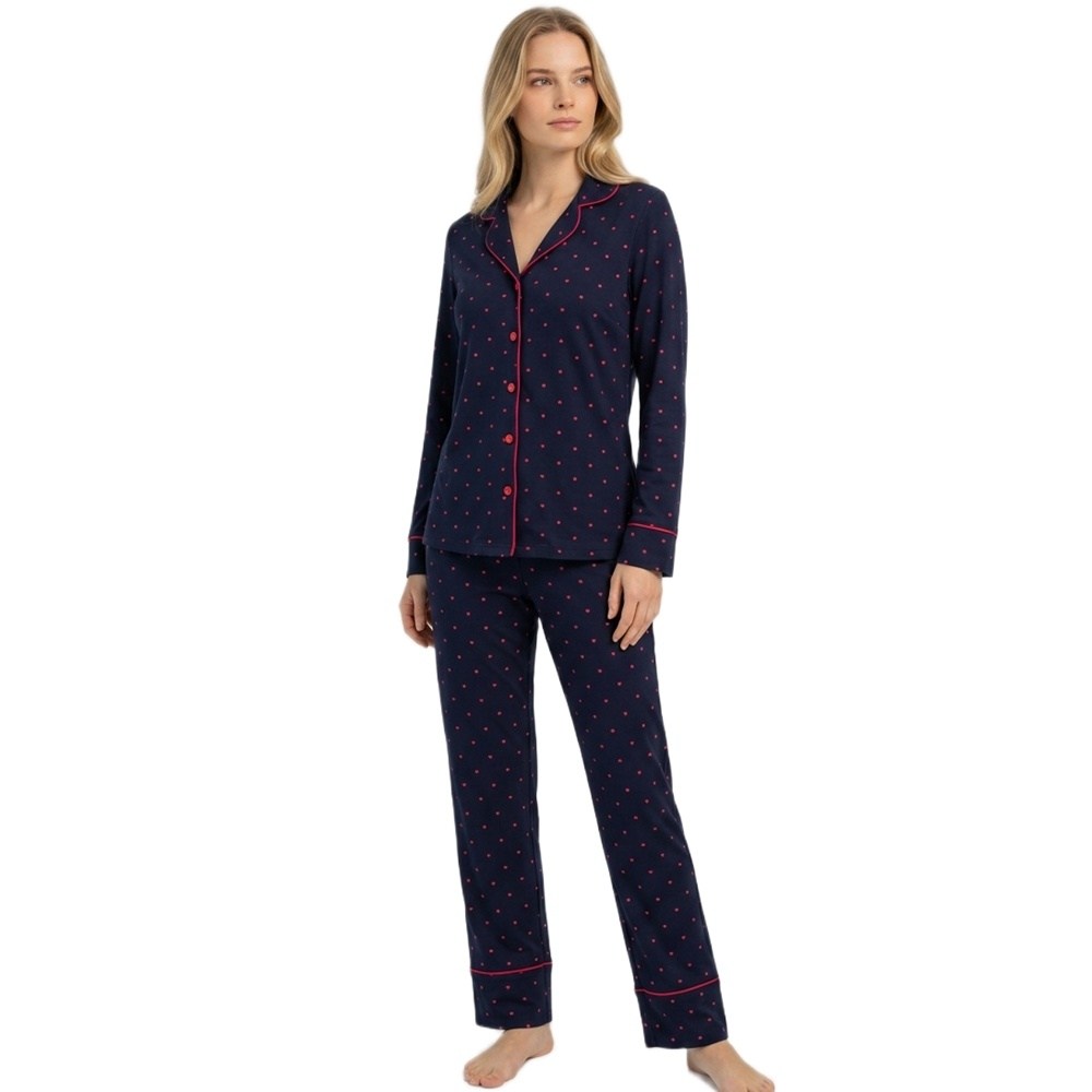 Harmony Γυναικεία Χειμερινή Πυζάμα Βαμβάκι/Modal Regular fit