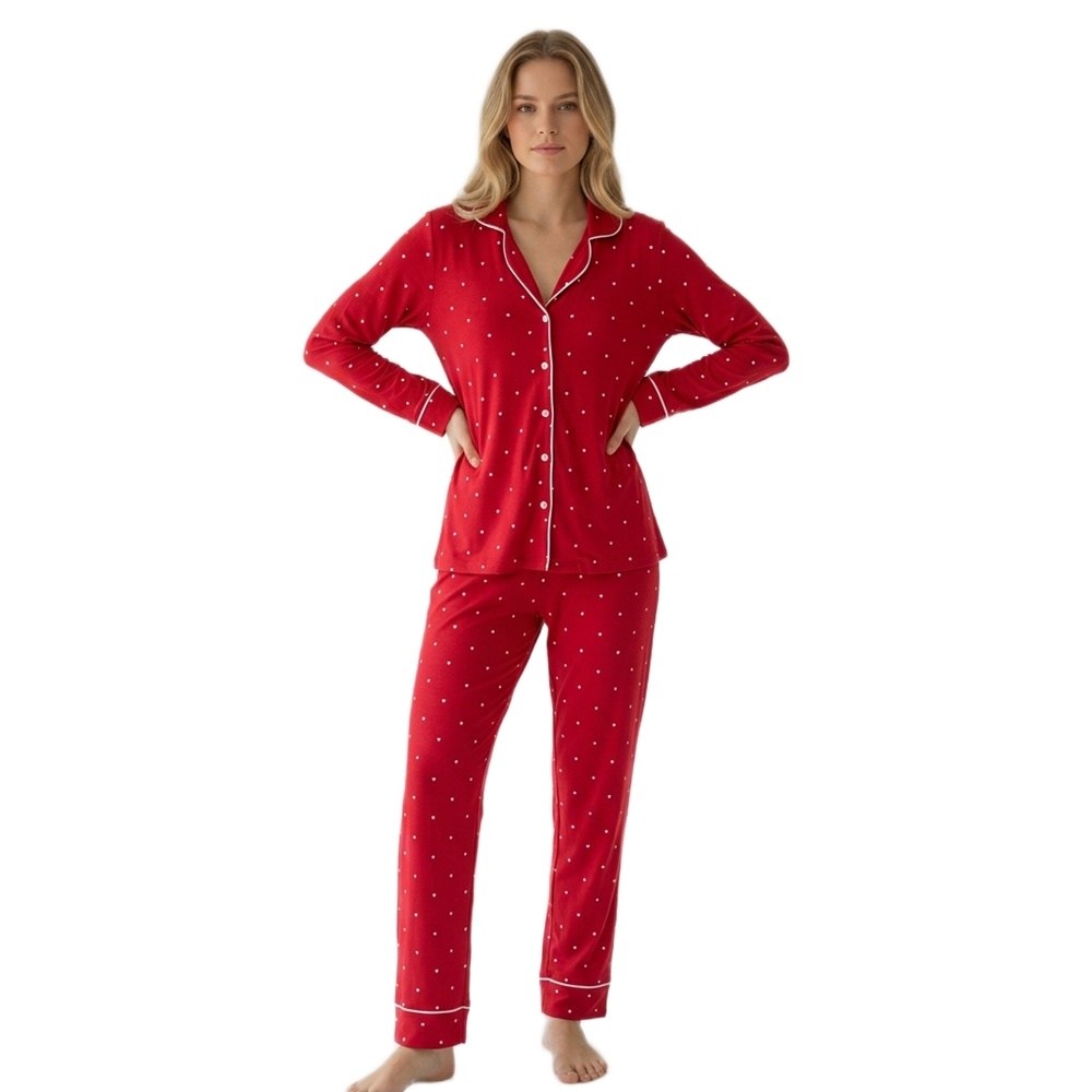 Harmony Γυναικεία Χειμερινή Πυζάμα Βαμβάκι/Modal Regular fit