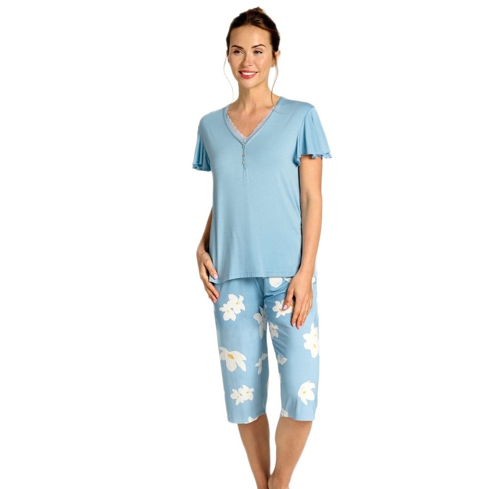 Muydemi Γυναικεία Καλοκαιρινή Πυζάμα Rayon Regular Fit