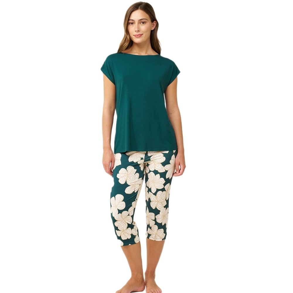 Vamp Γυναικεία Καλοκαρινή Πυζάμα Micromodal Regular Fit