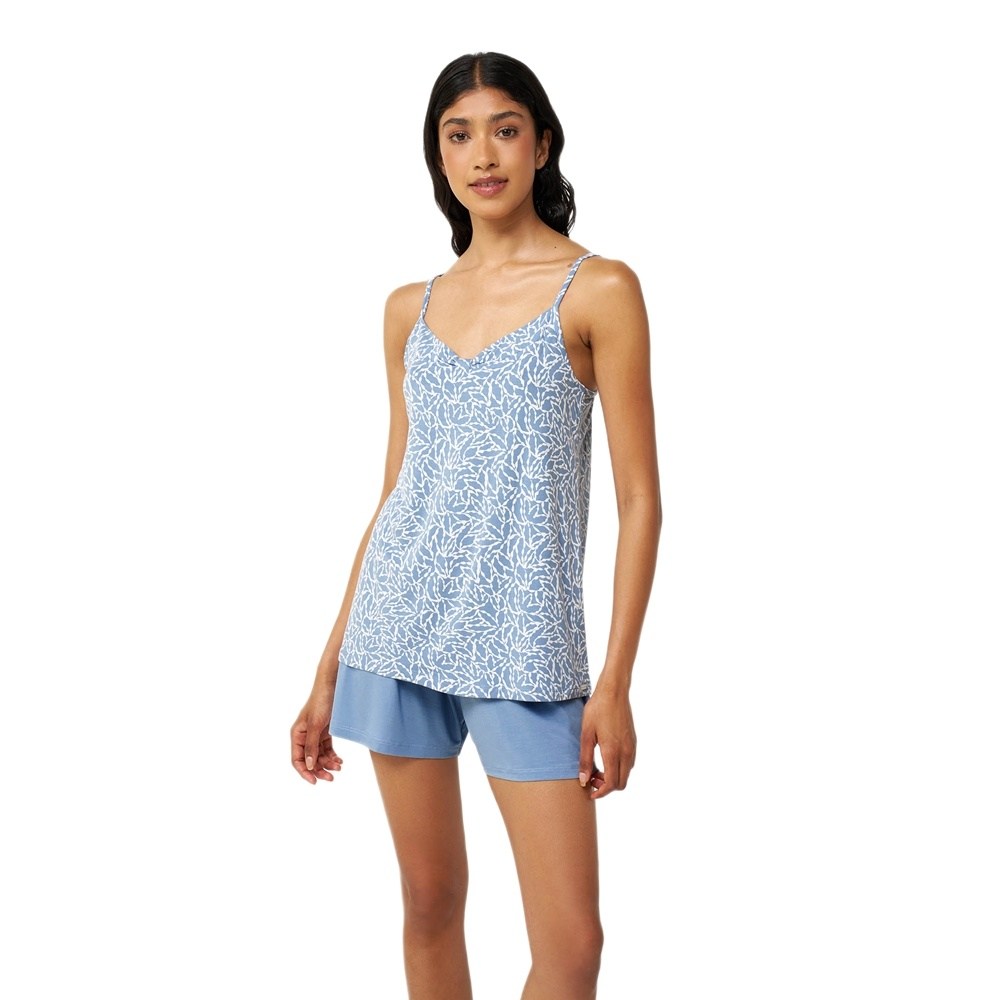 Vamp Γυναικεία Καλοκαρινή Πυζάμα Micromodal Regular Fit