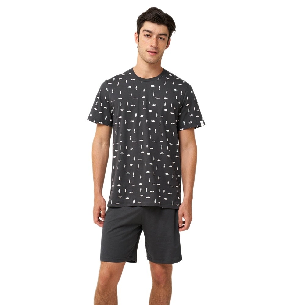 Vamp Ανδρική Καλοκαιρινή Βαμβακερή Πυζάμα Regular Fit