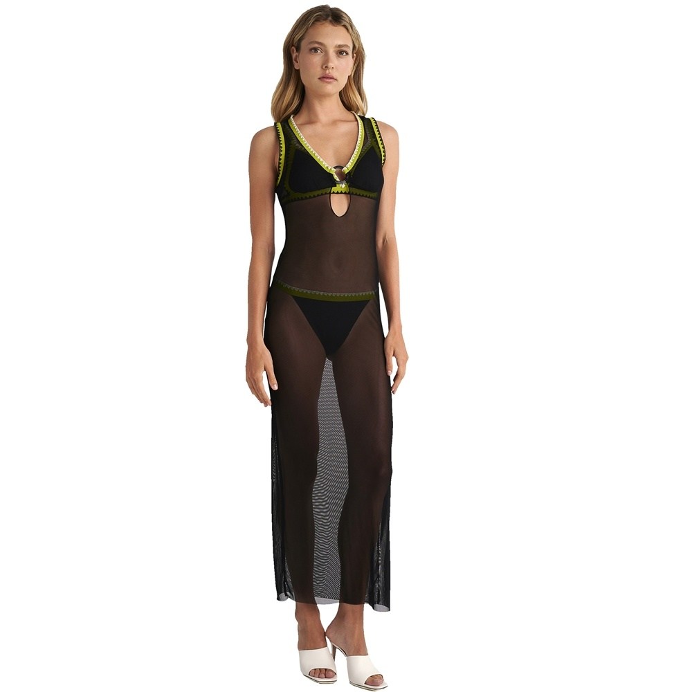 Blu4U Γυναικείο Φόρεμα Παραλίας Beachdress Regular Fit