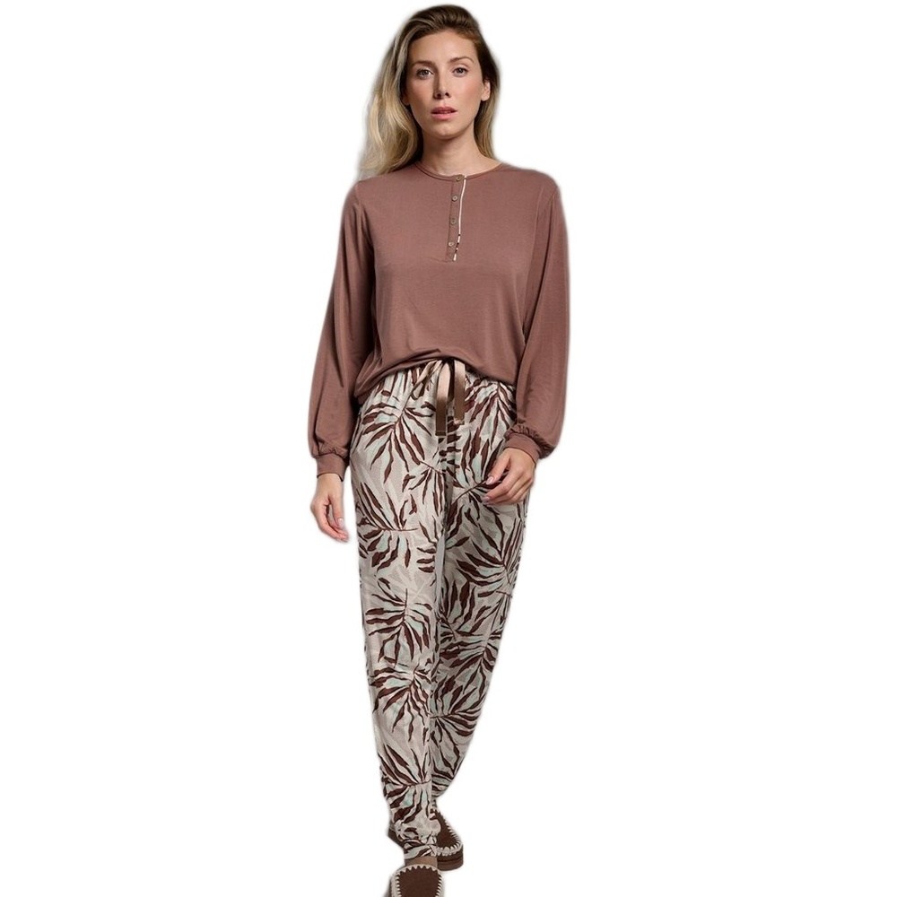 Muydemi Γυναικεία Χειμερινή Πυζάμα Viscose Regular Fit