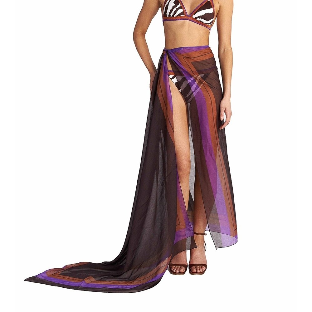 Blu4U Γυναικείο Παρεό Beachwear Regular Fit