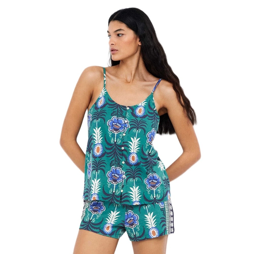Gisela Γυναικεία Καλοκαιρινή Πυζάμα Βαμβάκι-Modal Regulal Fit