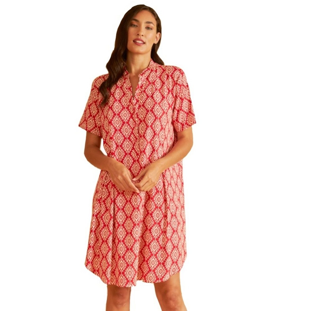 Harmony Γυναικείο Φόρεμα Θαλάσσης- Homewear Viscose Regular Fit