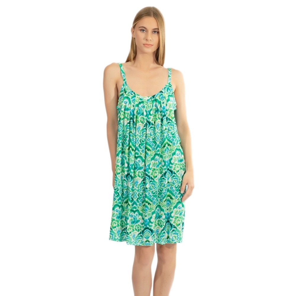 Harmony Γυναικείο Φόρεμα Θαλάσσης- Homewear Viscose Regular Fit