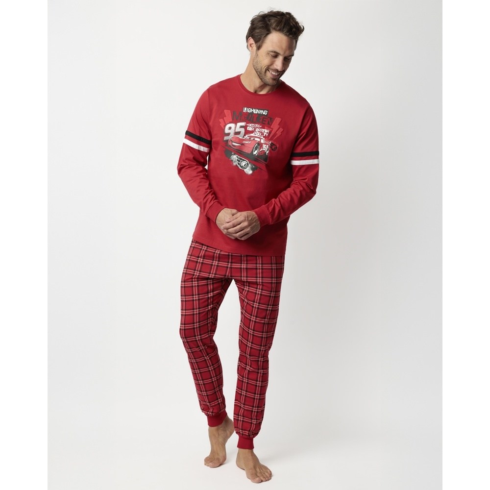 Admas Ανδρική Χειμερινή Βαμβακερή Πυζάμα Regular Fit
