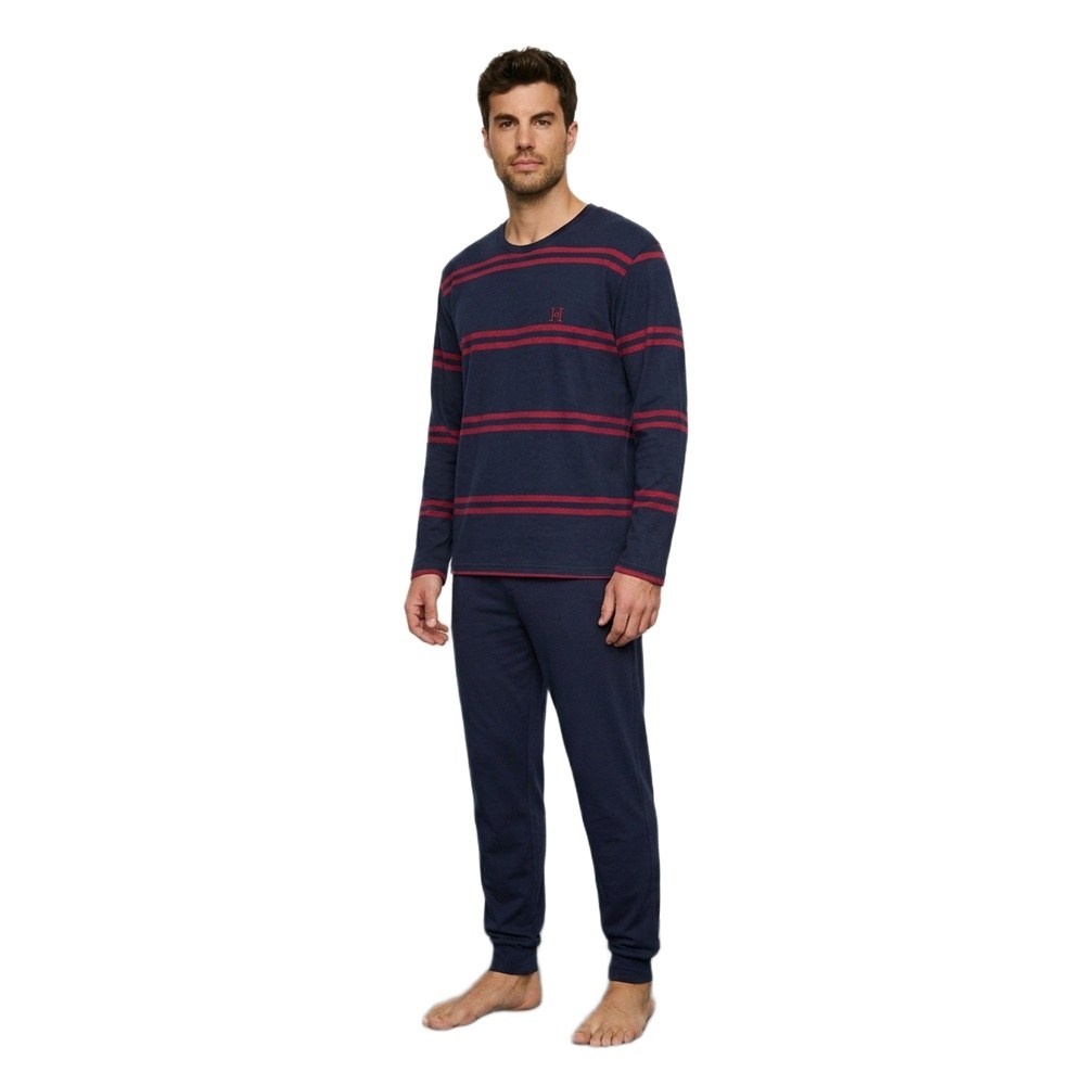 Harmony Ανδρική Χειμερινή Πυζάμα Με Βαμβακι Regular Fit