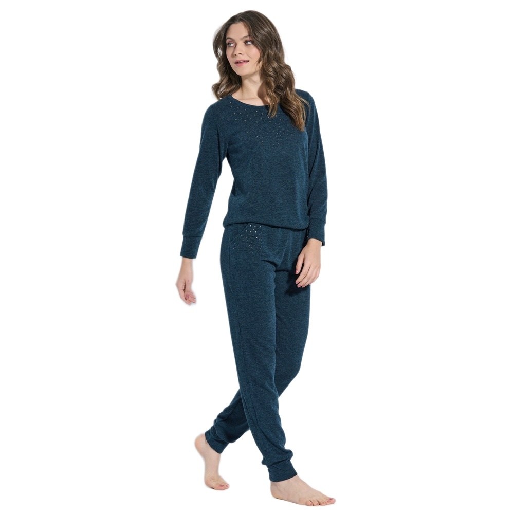 Jeannette Γυναικεία Χειμερινή Φόρμα Homewear Regular Fit