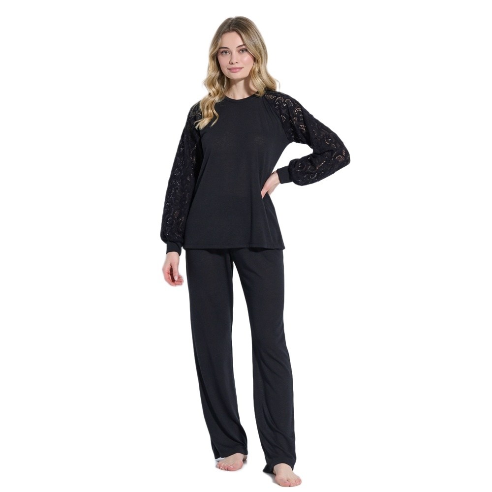 Jeannette Γυναικεία Χειμερινή Φόρμα Homewear Regular Fit