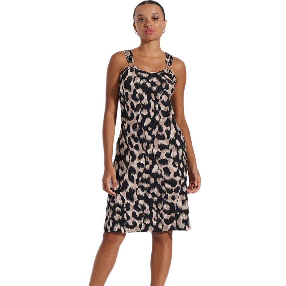 Jeannette Γυναικείο Φόρεμα- Beachdress Viscose Relaxed Fit