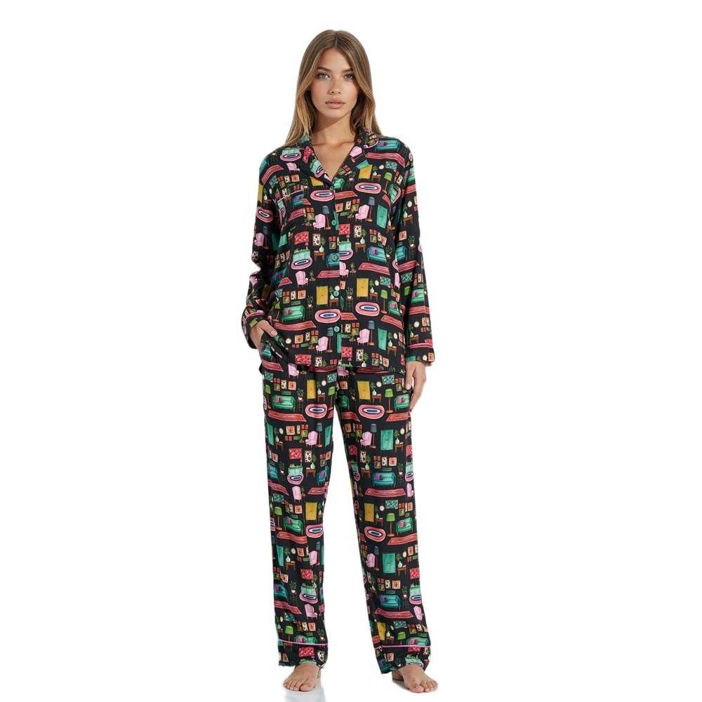 Jeannette Γυναικεία Χειμερινή Πυζάμα Viscose Regular Fit