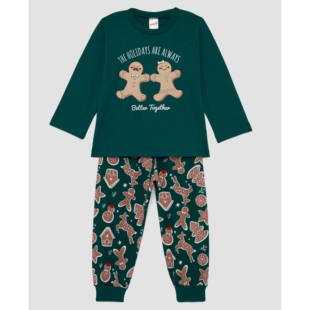 Minerva Christmas Baby Unisex Πυζάμα Βαμβακερή