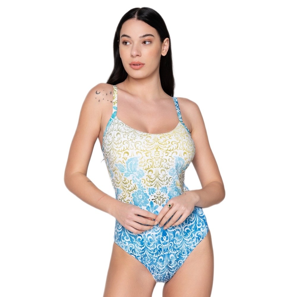 Luna Splendida Γυναικείο Ολόσωμο Μαγιώ Cup D Regular Fit