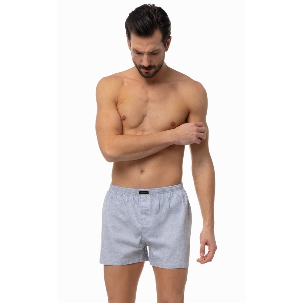 Minerva Ανδρικά Boxer Φαρδιά Βαμβακερά 2Τμχ
