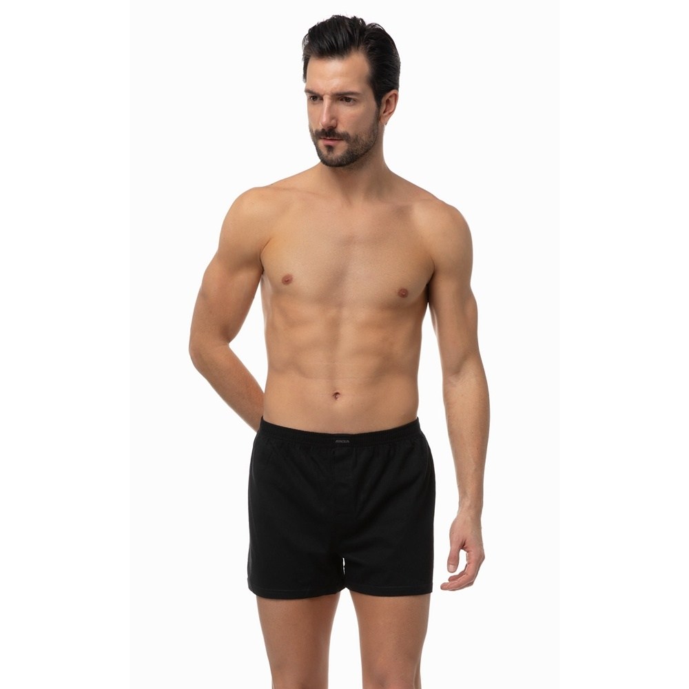 Minerva Ανδρικά Boxer Φαρδιά Βαμβακερά 2Τμχ