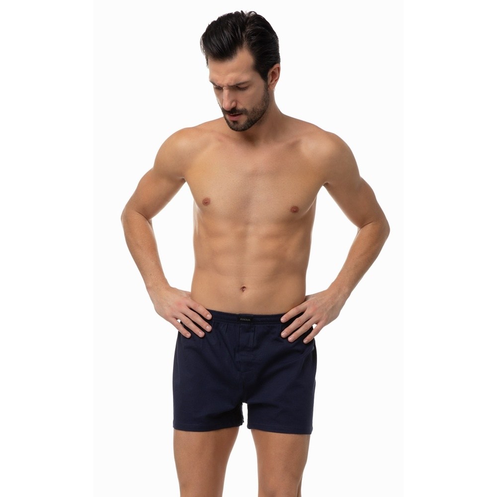 Minerva Ανδρικά Boxer Φαρδιά Βαμβακερά 2Τμχ