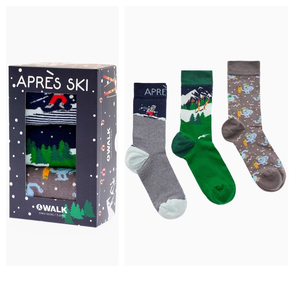 Walk Unisex Βαμβακερές Κάλτσες 3ΤΜΧ