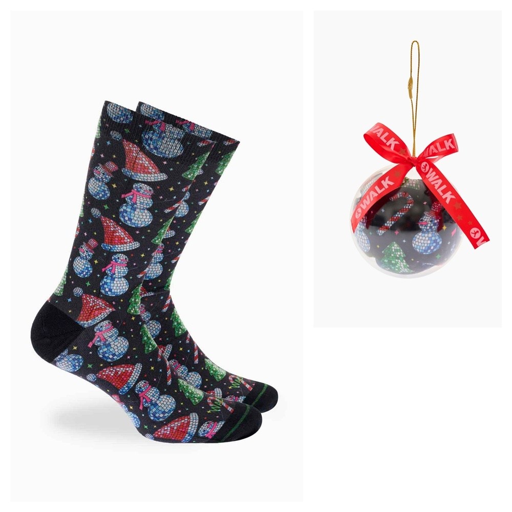 Walk Unisex Christmas Printed Κάλτσες