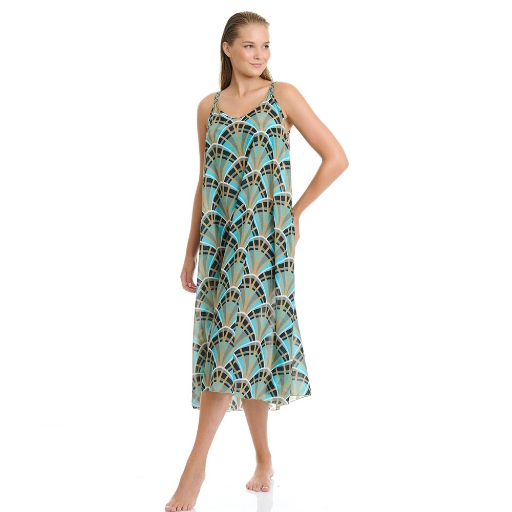 Erka Γυναικείο Φόρεμα Θαλάσσας Beachwear Regular Fit