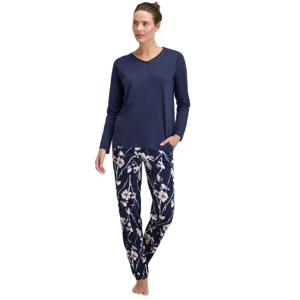 Goldenbay Γυναικεία Χειμερινή Πυζάμα Βαμβάκι-Modal Regular Fit