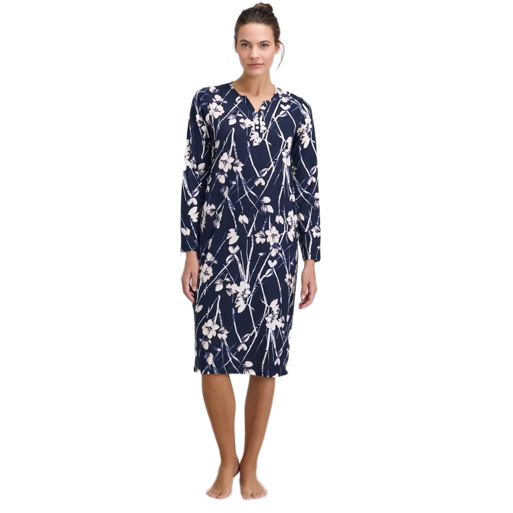 Goldenbay Γυναικείο Χειμερινό Νυχτικό Βαμβάκι-Modal Regular Fit