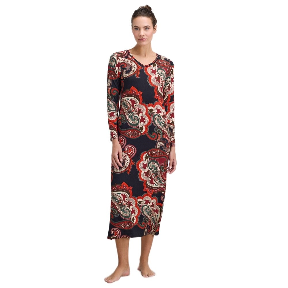 Goldenbay Γυναικείο Χειμερινό Νυχτικό Viscose Regular Fit
