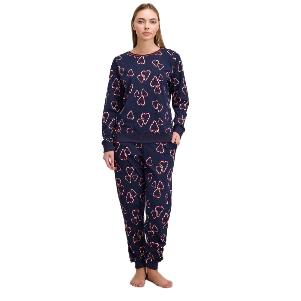 Goldenbay Γυναικεία Χειμερινή Βαμβακερή Πυζάμα Regular Fit