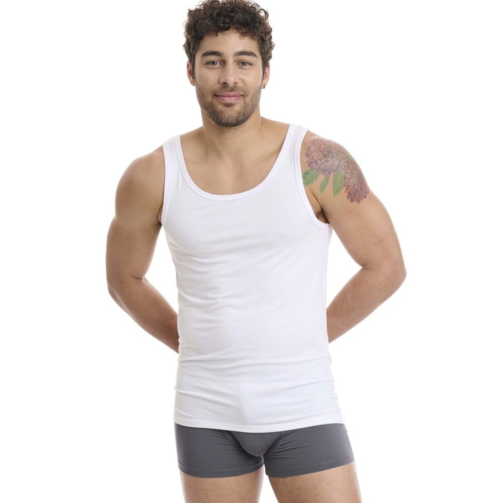 Walk Ανδρική Φανέλα Τιράντα Bamboo Regular Fit