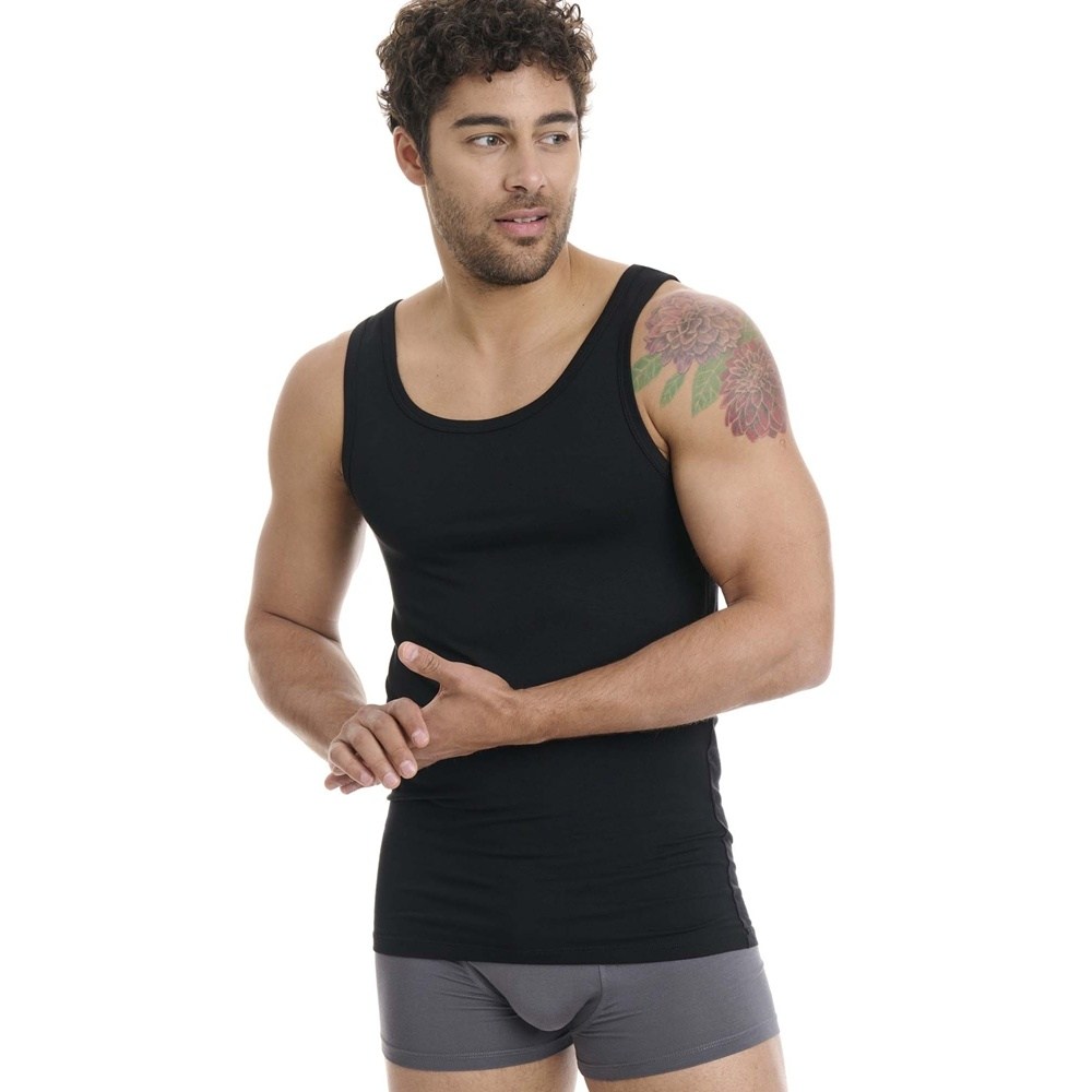 Walk Ανδρική Φανέλα Τιράντα Bamboo Regular Fit